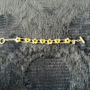 Brighton heart and flower bracelet.